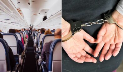 Uçakta alkol krizi! Kabin görevlisini ısırıp tekmeledi yine de inadından vazgeçmedi