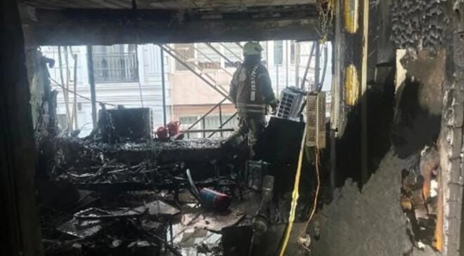Bakırköy’de otelde yangın: 12 yaralı