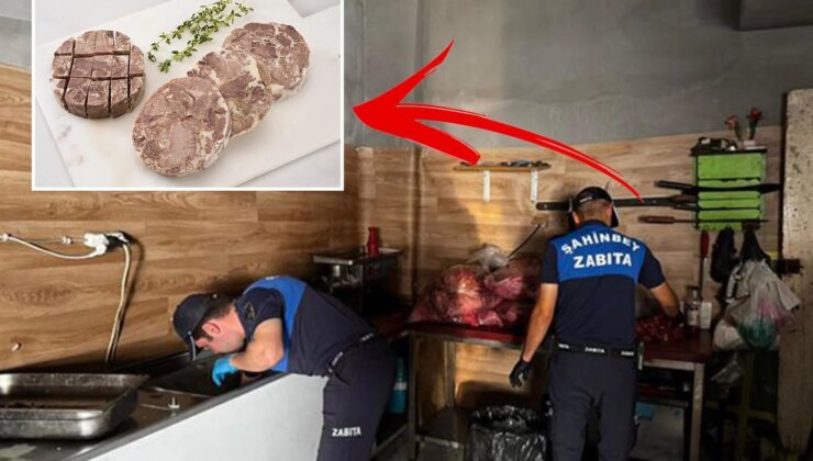 Vatandaşın önüne koyacaklardı! Gaziantep’te mide bulandıran manzara