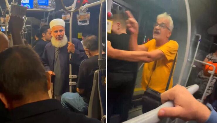 Metrobüste ortalık karıştı: Siz Kemalistler ne yaptınız bu ülkeye?