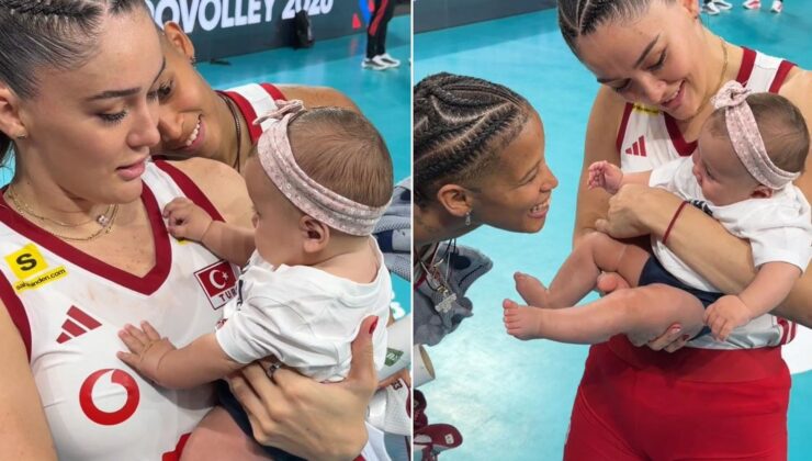 Zehra Güneş’in kucağındaki minik taraftarı görenler aynı yorumu yaptı