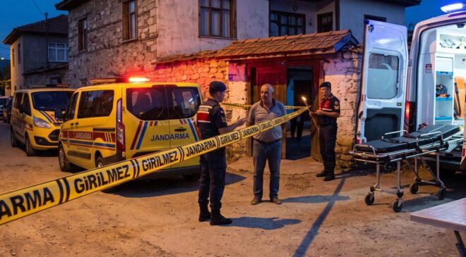 Aile içi tartışmada oğlunu ve gelinini vurdu