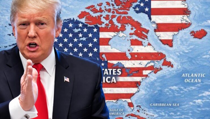 Trump’tan dikkat çeken harita! Kanada, Grönland, Meksika ve Küba ABD toprağı gibi gösterildi