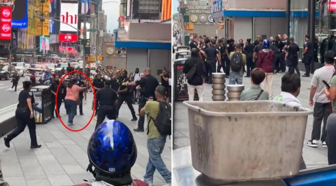 Dünyaca ünlü Times Square Meydanı’nda dehşet! Polis kurşunuyla durduruldu