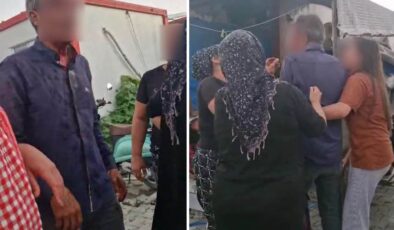 Konteyner kenti palayla bastı! Eşi ve kızları dahil 4 kişiyi yaraladı