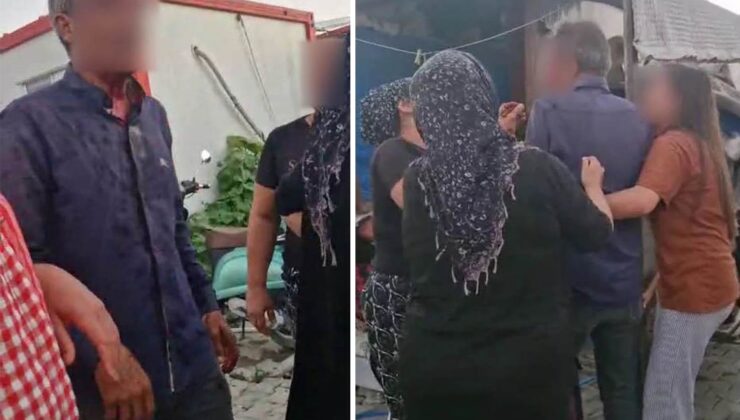 Konteyner kenti palayla bastı! Eşi ve kızları dahil 4 kişiyi yaraladı