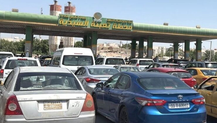 Petrol zengini ülkede benzin krizi! Trafik kilitlendi