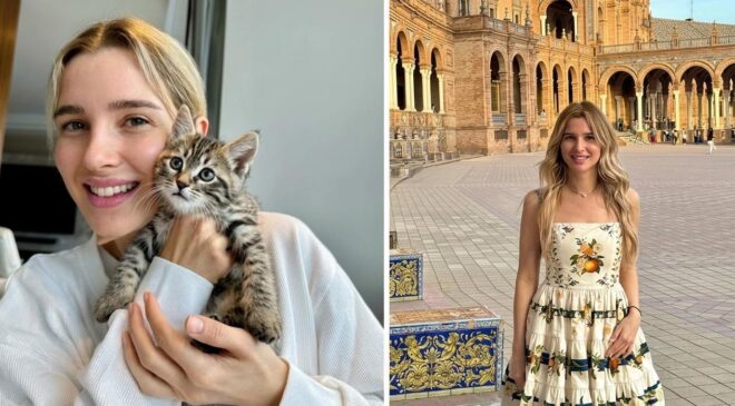 Pınar Sabancı’nın kedisi öyle bir şey yaptı ki! gören şaştı kaldı