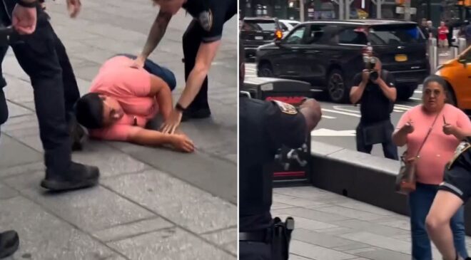 Polise bıçak çeken saldırgan vurularak etkisiz hale getirildi