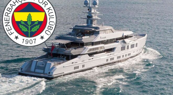 90 milyon dolarlık yat Türkiye’de! Sahibi ayrı değeri ayrı Fenerbahçe detayı ayrı olay