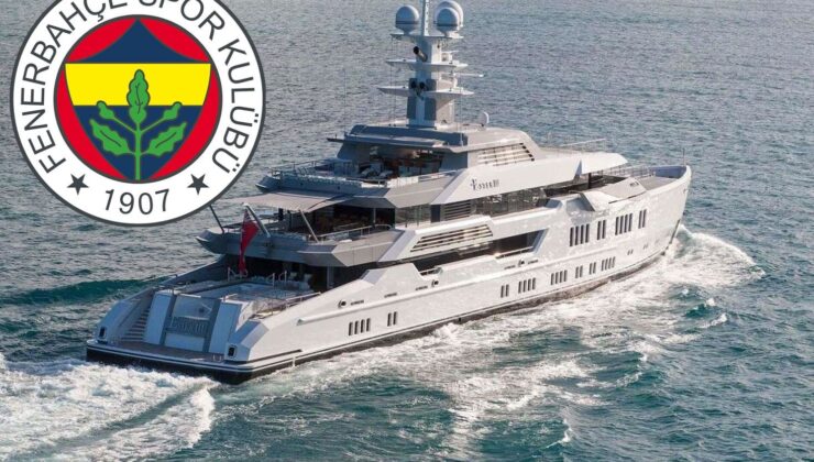 90 milyon dolarlık yat Türkiye’de! Sahibi ayrı değeri ayrı Fenerbahçe detayı ayrı olay