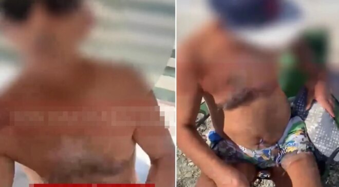 Sahilde genç kızın gizlice fotoğrafını çekti! Fark edilince bakın ne yaptı
