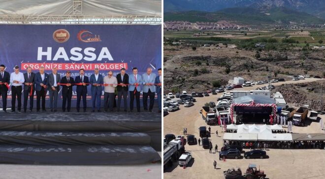 Hatay Hassa’da Türkiye’nin en büyük OSB’lerinden birinin altyapısı başladı