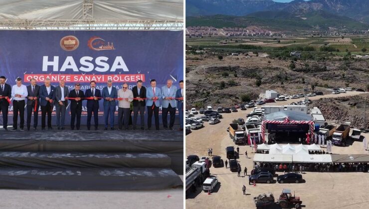 Hatay Hassa’da Türkiye’nin en büyük OSB’lerinden birinin altyapısı başladı