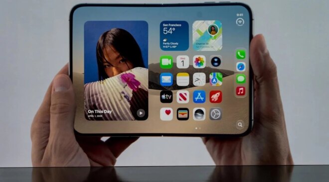 Apple ilk katlanabilir iPhone’u tanıttı! iPhone Duo sahneye çıktı
