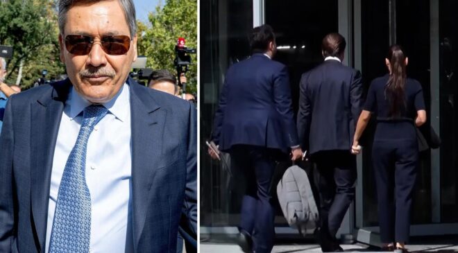 Melih Gökçek’in oğlu ve gelini adliyede
