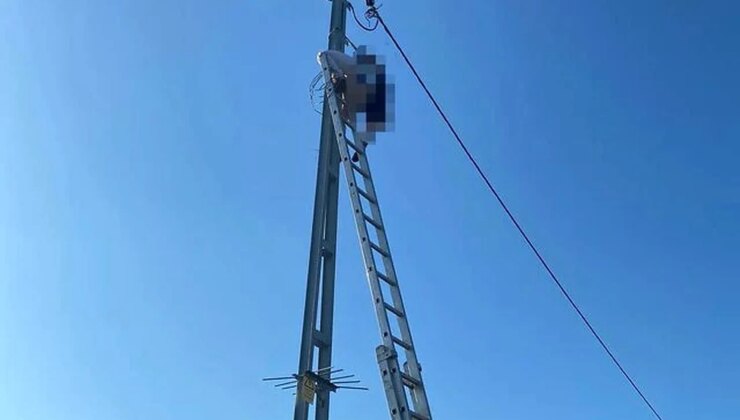 Tamir için direğe çıktı! Elektrik akımına kapılarak hayatını kaybetti