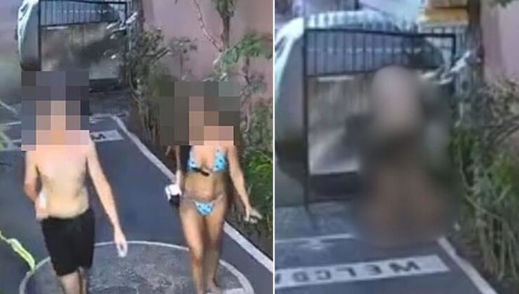 Tatil cennetinde skandal! Görüntüyü izleyen polis peşlerine düştü