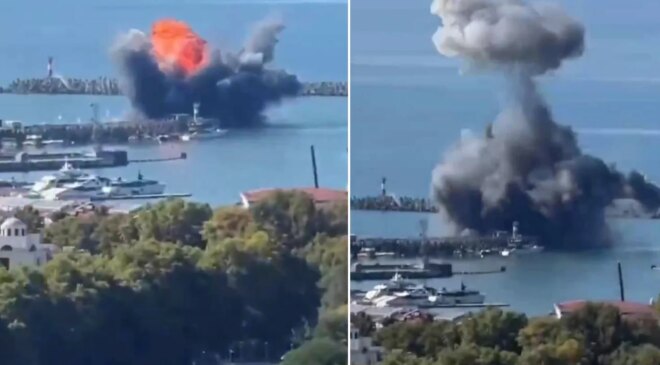Turizm kentine bomba yağdı! Bölgeden gelen görüntüler korkunç
