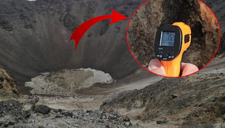 Türkiye’deki aktif volkanın kalbine indiler! Korkutan hareketlilik