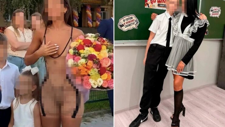 Okulun ilk gününe böyle geldiler! Ülkede tartışma başladı