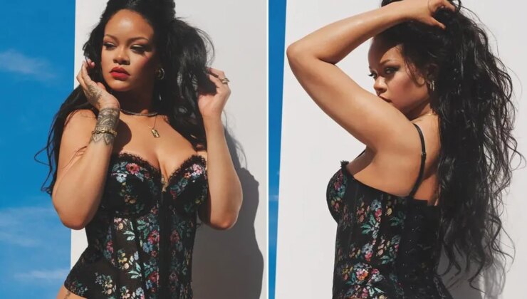 Rihanna yine çok iddialı! Verdiği pozlarla sınırları zorladı