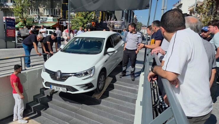 Yok böyle kaza: Gören dönüp bir daha baktı