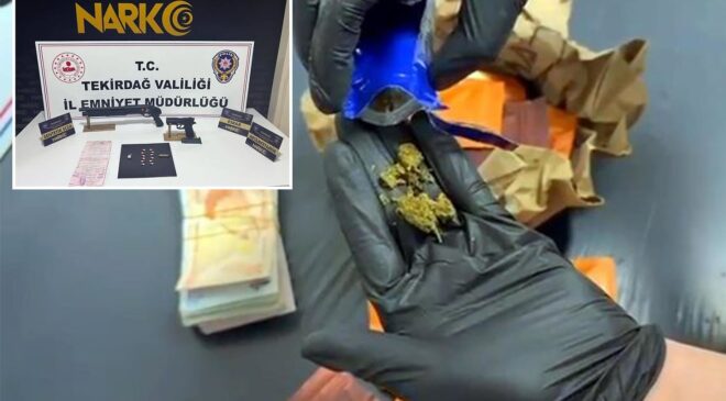 Tekirdağ’da cips paketinden çıkanlar polisi bile şaşırttı! 182 şüpheliye işlem